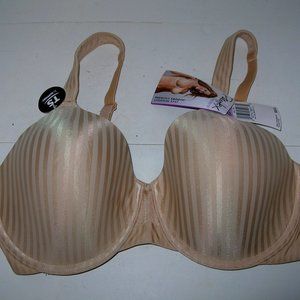 Playtex 4747 Secrets Perfectly Smooth T Shirt BRA Beige Size 36D NEW